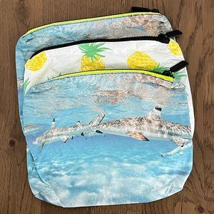 THREE Small Aloha Pouches